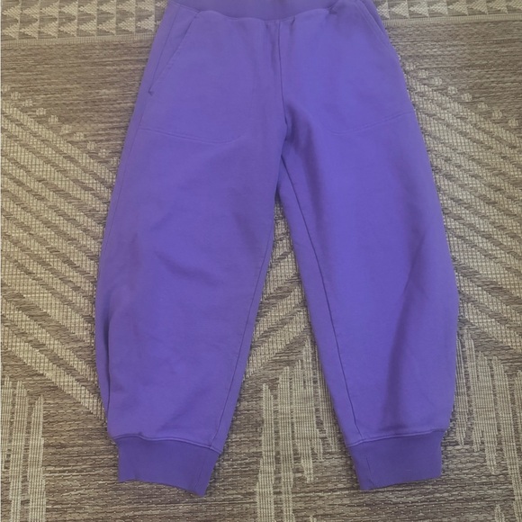 Tibi Calder Sweatpant, Purple, Sz small - Picture 4 of 4